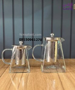 قوری پیرکس مربعی