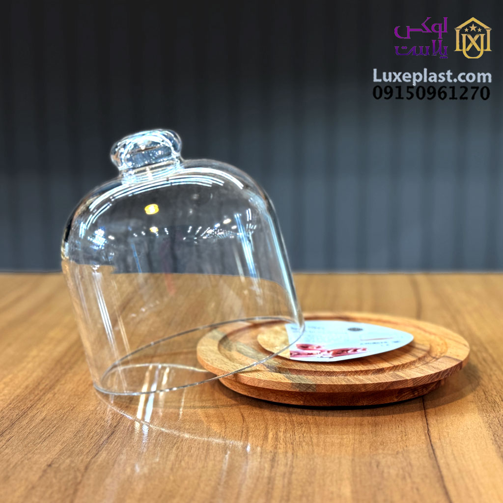 ظرف سرو پنیر کف چوبی لیمون کد 2240