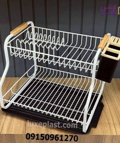 آبچکان 2 طبقه فلزی با جاقاشقی چوبی