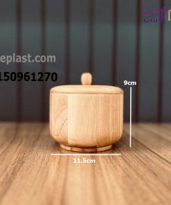 قندان چوبی استوانه ای دربدار 584 نایس - تصویر 3
