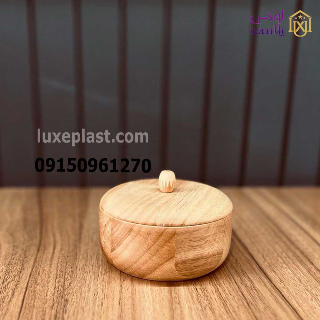 قندان چوبی ساده بزرگ 582 نایس