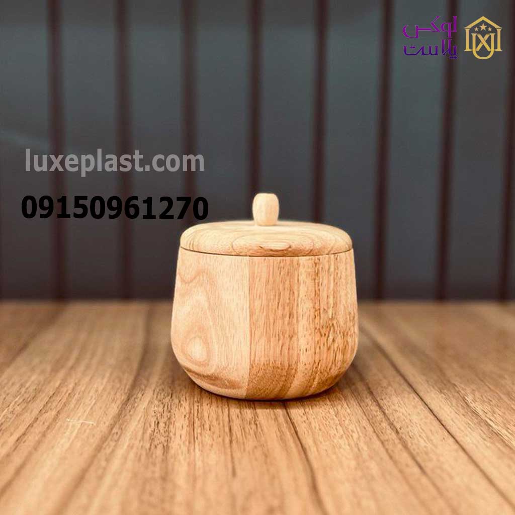 قندان چوبی مخروطی بزرگ نایس کد 585