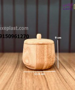 قندان چوبی مخروطی بزرگ نایس کد 585 - تصویر 3