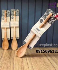کفگیر و ملاقه چوبی لیمون