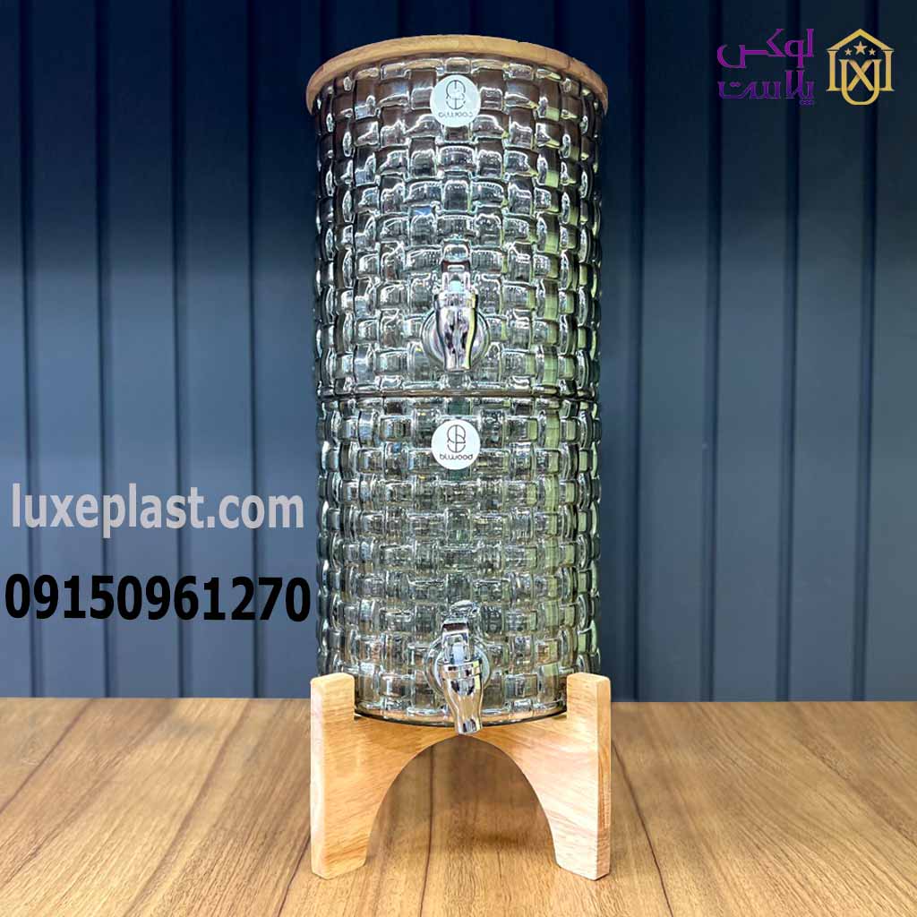 کلمن شیشه ای 2 طبقه