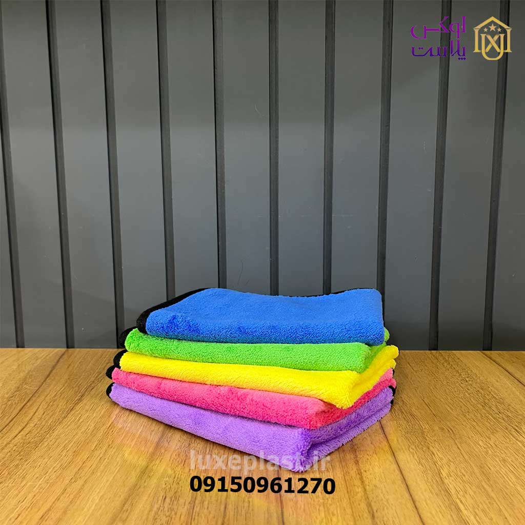 دستمال دو لایه دو رنگ