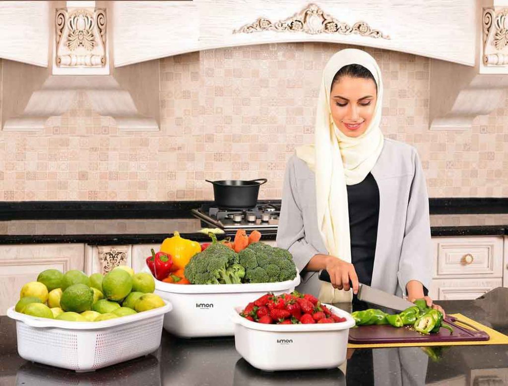 خرید آبکش و لگن لیمون