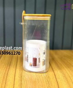 بانکه و جا ادویه 4گوش درب چوبی