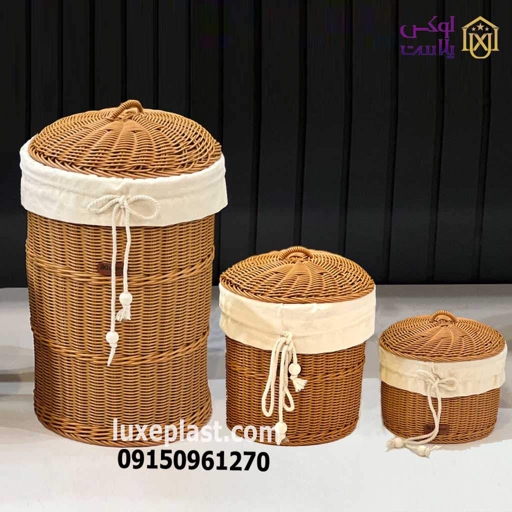 سبدرخت حصیری پلاستیکی