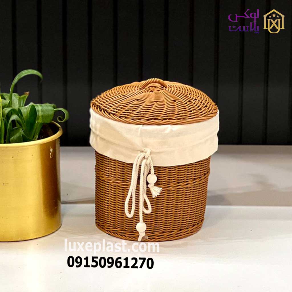 سبدرخت حصیری پلاستیکی