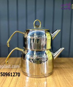 ست کتری و قوری طلایی