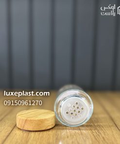 جا ادویه 110 سی سی درب چوبی لیمون