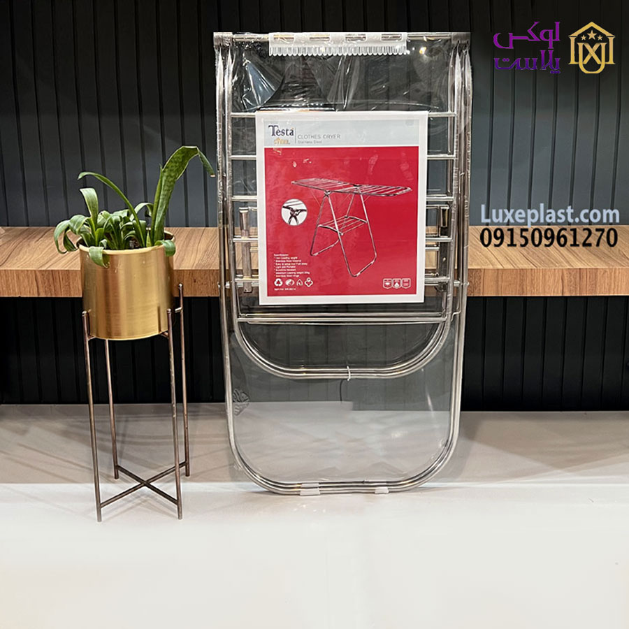 بندرخت تستا استیل مدل میله 16 کد 8465