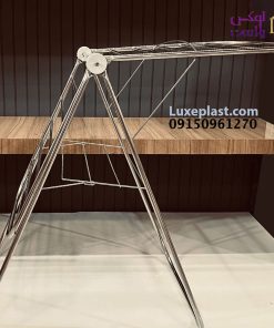 بند رخت BMD استیل 5 بند تاشو کد 5794
