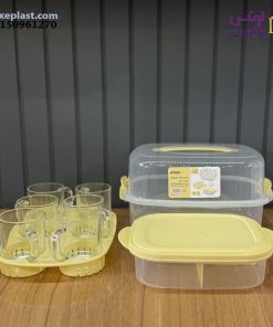 ست چای خوری مسافرتی 6 نفره لیمون کد 2440