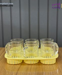 ست چای خوری مسافرتی 6 نفره لیمون کد 2440