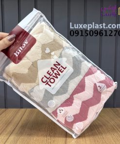 دستمال 3 عددی زیکزاکی پهن کد 4132