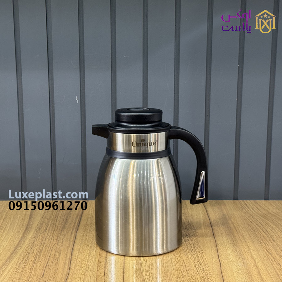 فلاسک استیل یونیک 1.5 لیتر دکمه وسط کد 1836