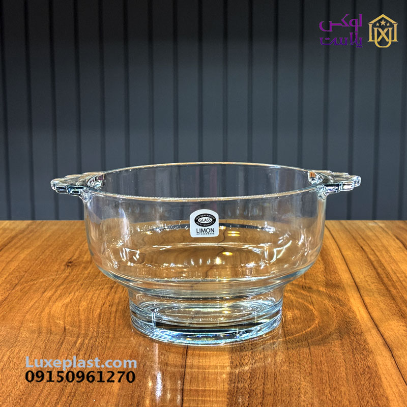 کاسه سوپ خوری بزرگ شیشه ای لیمون کد 2450