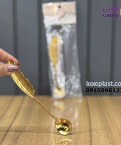 پیمانه دسته پر بلند طلایی کد 200 (بسته 6 عددی)