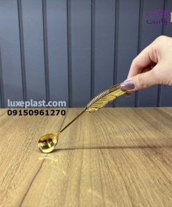 پیمانه دسته پر بلند طلایی کد 200 (بسته 6 عددی)
