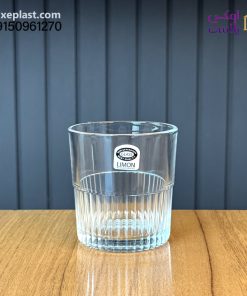 لیوان شیشه ای شیاردار 315 سی سی کد 2445