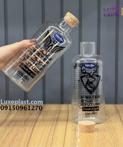 بطری شیشه ای درب چوبی برند آیدا کد 651
