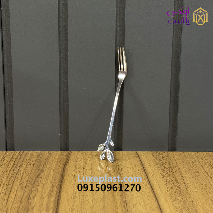 چنگال زیتون استیل طرح درخت کد 4212 (بسته 6 عددی)