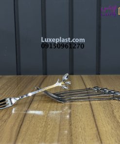 چنگال زیتون استیل طرح درخت کد 4212 (بسته 6 عددی)