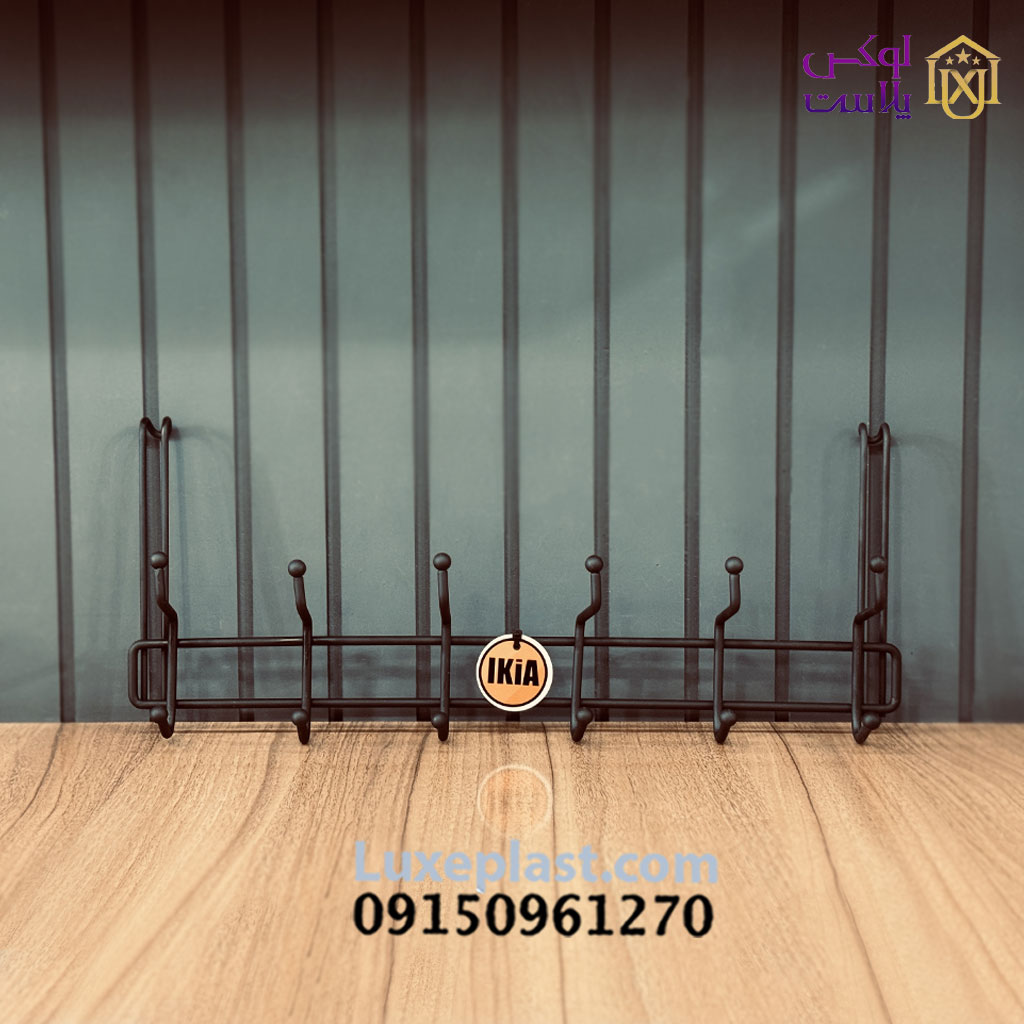 پشت دری ضخیم مشکی ایکیا کد 9866