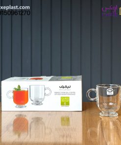 فنجان شیشه ای پایه دار