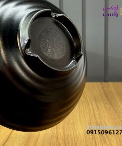 ظروف ملامین رستورانی مشکی مدل لبه دار