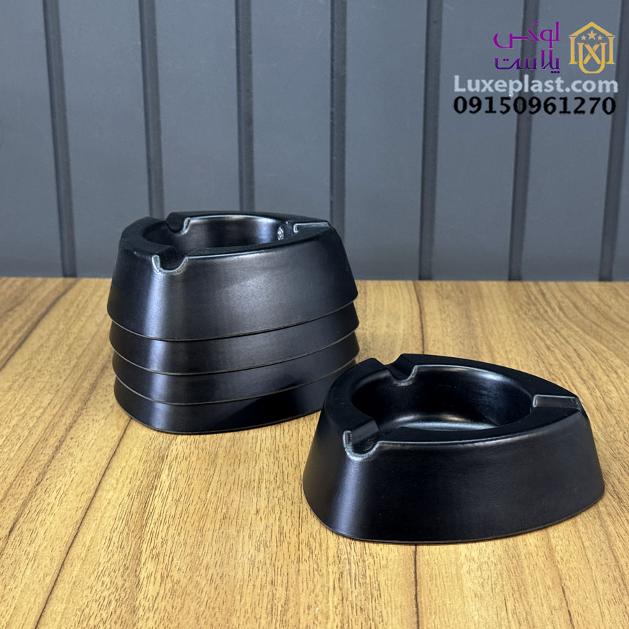 زیرسیگاری ملامین مشکی کد 2003