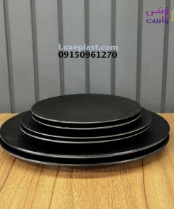 ظروف ملامین رستورانی یزدگل رنگ مشکی - تصویر 7