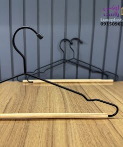 رخت آویز فلزی چوبی لیمون پک 3 عددی کد 2414