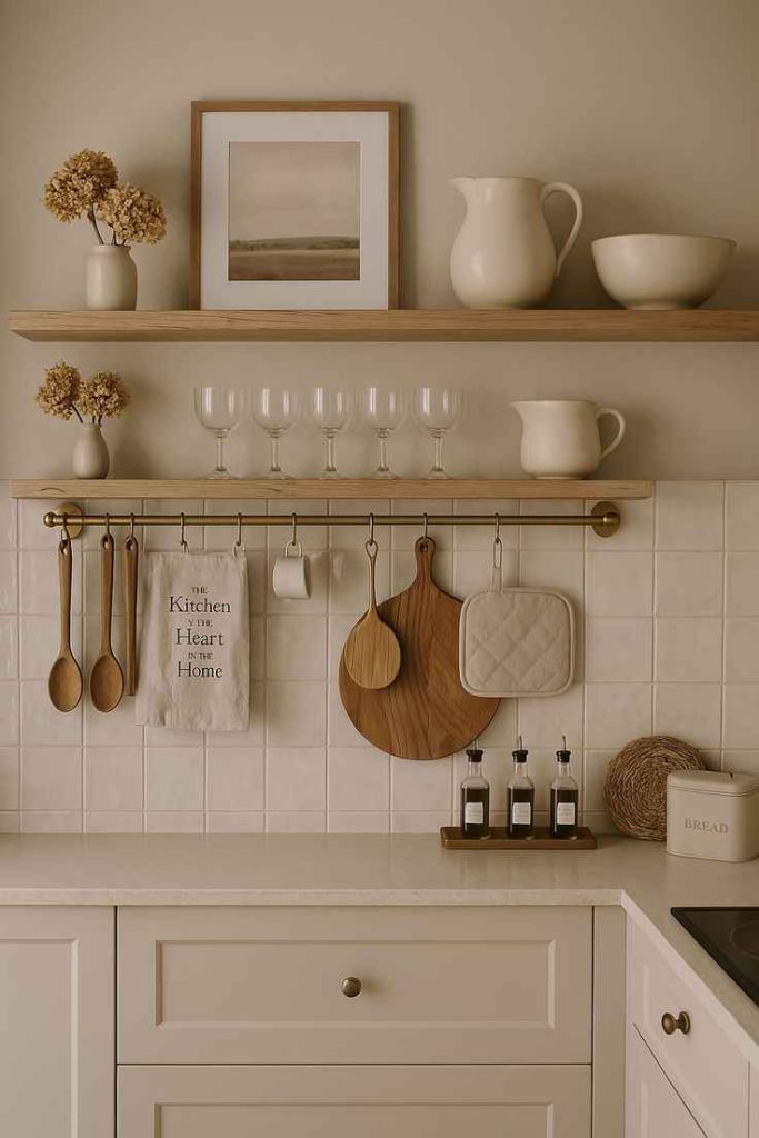 چیدمان دیوار آشپزخانه