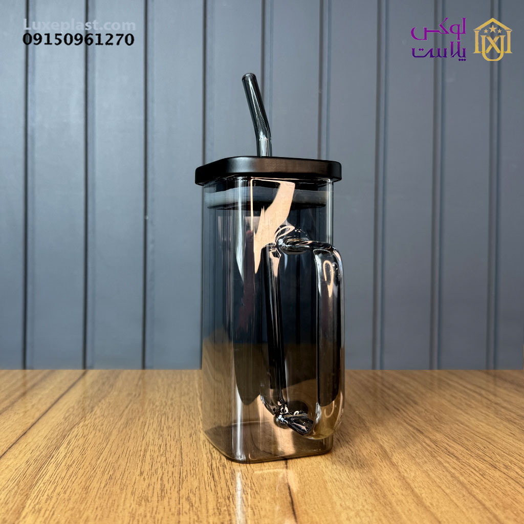 لیوان اسموتی درب فلز کد 6792