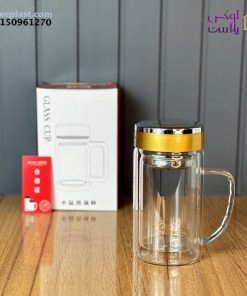 لیوان دمنوش رینگ طلا کد 8839