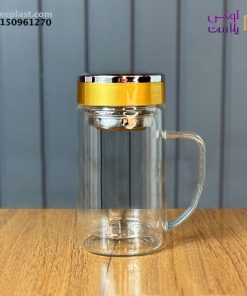 لیوان دمنوش رینگ طلا کد 8839