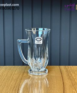 استکان شیشه ای دسته دار لیمون کد 2447