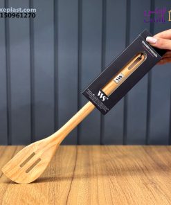 کفگیر چوبی برگردان شیاردار ws کد 815