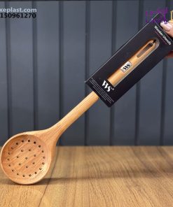 کفگیر چوبی گرد سوراخدار ws کد 821