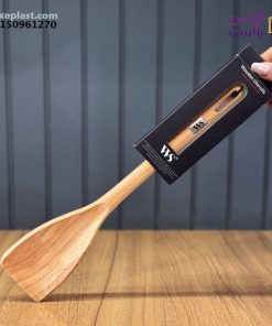 کفگیر چوبی برگردار هلالی ws کد 812