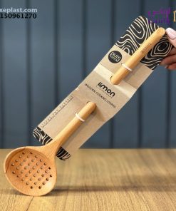کفگیر چوبی گرد سوراخ دار لیمون 2339