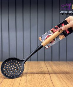 کفگیر گرد سوراخدار چوب سیلیکون گرانیت شنگیا کد 2857