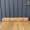 دیوار کوب 5 شاخه طرح چوب کد 5532
