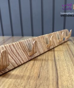 دیوار کوب 5 شاخه طرح چوب کد 5532