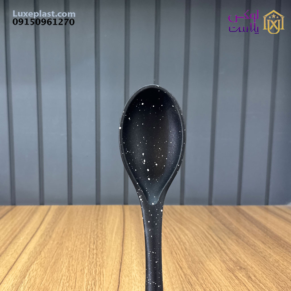 قاشق دسته بلند چوب سیلیکون گرانیت شنگیا کد 2857