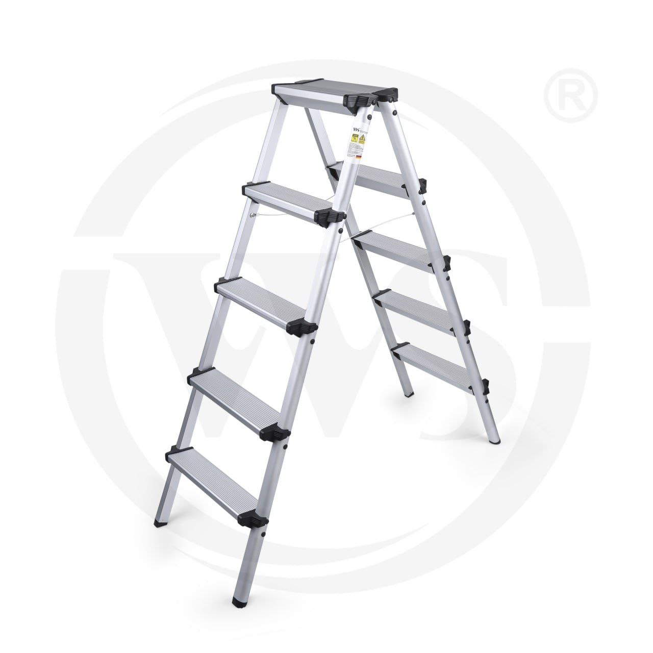 نردبان 5 پله آلومینیوم ws کد 7643