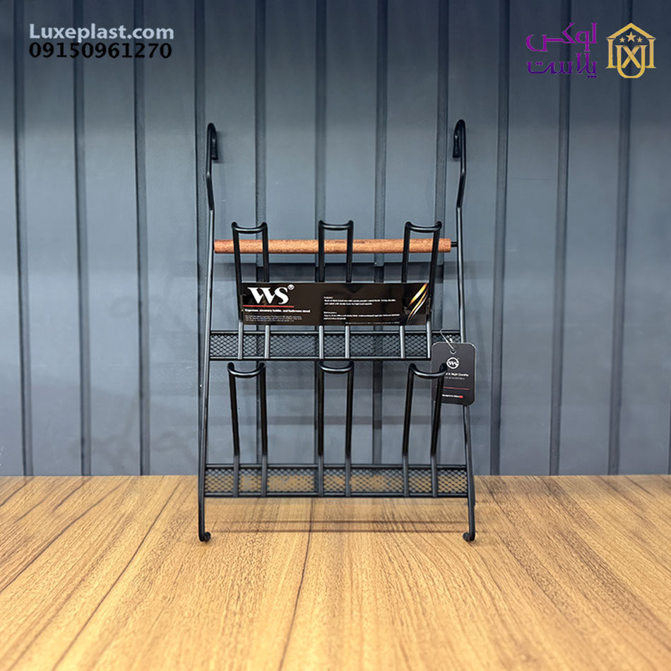 جالیوانی آویز توری جا حوله دار ws x113 کد 7103